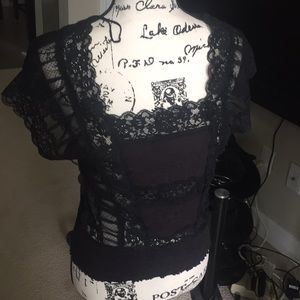 XS Free People top sheer